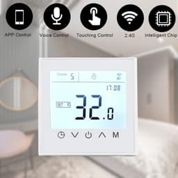 Slimme WiFi Thermostaat met Touchscreen voor Elektrische Verwarming, Waterboiler of Gasketel — thumbnail 3