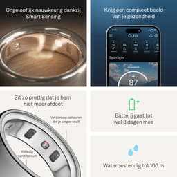 Oura Ring 4 - Size Before You Buy - Silver - Size 10 — thumbnail 4