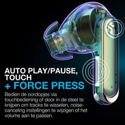 JLab Epic Pods ANC Draadloze Oordopjes - Bluetooth Oortjes - Tap en Knijpbediening - Noise Cancelling - Knowles Drivers - Equalizer Instellingen - LabSpatial - 60 Uur Batterij - Snelladen - Zwart — thumbnail 5