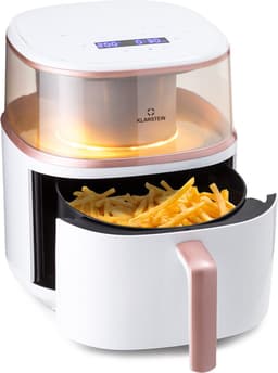 Klarstein XL Airfryer, frituurpan met stoomfunctie, temperatuurregeling en 16 programma's, heteluchtfriteuse, olievrije heteluchtfriteuse 1500 W, 7,5 liter — thumbnail 5