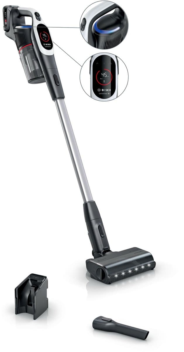 Bosch BCS931WBA Unlimited 9 steelstofzuiger — afbeelding 1