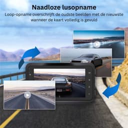ApexArte® Dashcam voor Auto - Dualdashcam Voor en Achter - Full HD - Zwart — thumbnail 4