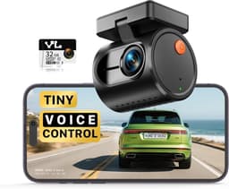 Dashcam Auto - Mini Camera - 2K 1296P QHD - Spraakbediening - Voor Auto's — thumbnail 1