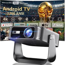 Mini Beamer - Draagbare Projector - Native 1080p Resolutie - 4K Decodering - Voor Thuisbioscoop en Buiten — thumbnail 1