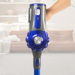 Draadloze Stofzuiger - Hand- en steel - Efficiënt Schoonmaken - Lichtgewicht Ontwerp - 40 Min Looptijd - Blauw — thumbnail 2