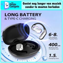 De Beste Gadgets AI Vertaal Oordopjes – Real-Time Vertaling in 144 Talen – Draadloze Bluetooth Earbuds met Oplaadcase — thumbnail 4