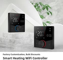 Slimme Thermostaat - Vloerverwarming Controller - Energie Besparen - App Afstandsbediening - Digitaal - Wit — thumbnail 5