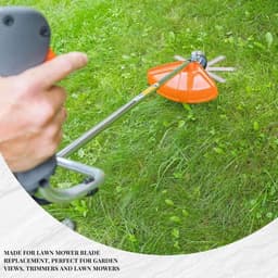 Grasmaaier Mesjes - Plastic Blad Vervanging - Tuin Onderhoud - Zelfnivellerend Ontwerp - 20 stuks - Wit — thumbnail 3