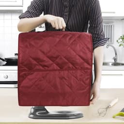 Keukenmixerhoes - Apparaatbeschermer - Keuken Organizer - Water- en Stofdicht - 4.5-5 Liter - Wijnrood — thumbnail 3