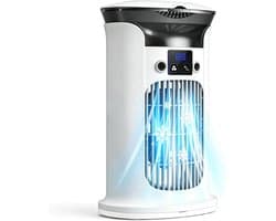 Mobiele airconditioning, mini-airconditioning, luchtkoeler, kleine airconditioning, draagbare airconditioner, wit [Energieklasse A+]