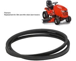 Deck Belt - Hoogwaardige Rubber - Vervangingsaccessoire - Geschikt voor John Deere LA105/LA110/LA115 - Lengte 223 cm - Schokbestendig en Duurzaam - Maaiertouw