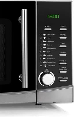 Magnetron met Grill - Oven combi - Snel koken - 9 kookmenu's - 34 liter - Zilver — thumbnail 4