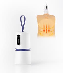 Draagbare wasdroger – Mini Elektrische Opvouwbare Droogmachine Met Droogtas – 360° Hetelucht Drogen Met Slimme Timing – Energiezuinige en stille kledingdroger – Handige opvouwbare elektrische droogmachine voor dagelijks gebruik en vakantie — thumbnail 1