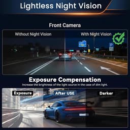 SnelShoppen - 4-kanaals dashcam auto 1080p met 360° rondom zicht, wifi, IR-nachtzicht, G-sensor, WDR, 2 inch display voor optimale verkeersveiligheid — thumbnail 3