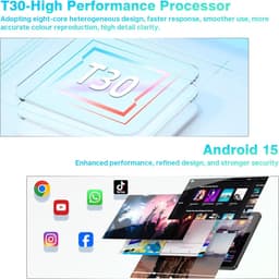 SnelShoppen - Tablet 10 Inch met 18GB RAM + 128GB ROM, Android 15, Octa-Core T30, WiFi 5, 1TB Expandable, 6000mAh, Dual Camera, GPS — thumbnail 4