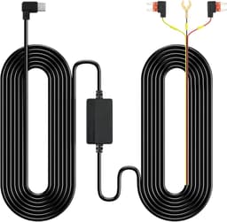 SnelShoppen - Dashcam Hardwire Kit USB-C – 12V-24V naar 5V/2.5A Mini Fuse Tap met Laag Spanning Beveiliging, 3-Core Type-C Kabel voor Parkeermodus en — thumbnail 1