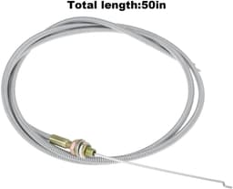 Dailygoods- Gaskabel 50 inch - Compatibel met Dixie Chopper 68249 - Directe vervangingskabel - Eenvoudige installatie - Herstelt gasbediening - Binnendraadlengte 50 inch - Gasbedieningskabel — thumbnail 4