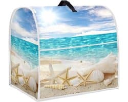 Mixerhoes Keuken - Standmixerhoes Beschermhoes - Keuken Organisatie - Met Opbergvak - 37x27x43cm - Strand Zeester