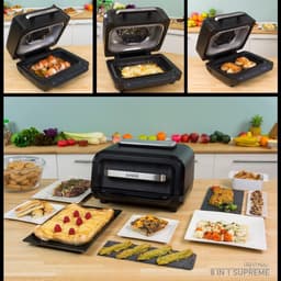 Multifunctionele Airfryer Oven - Heteluchtoven Grill - Gezond Koken - 8-in-1 Functies - 7 Liter - Zwart — thumbnail 5