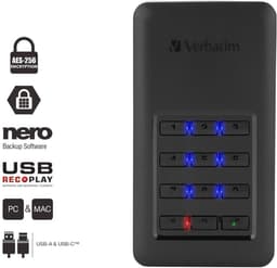 Verbatim Store 'n' Go - Externe SSD - 256GB - USB 3.0 - Type-C — thumbnail 3