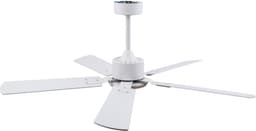 MIVRAY Plafondventilator met Verlichting – 52 Inch 6 Snelheden Dimbare LED Afstandsbediening – Metaal en Hout – Wit Licht Eiken – Woonkamer Slaapkamer — thumbnail 4