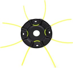 Grasmaaier snijkop met 4 lijnen - metalen brushcutter hoofd - snijdiameter 30 cm - ideaal voor precisiewerk - SnelShoppen — thumbnail 1