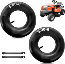 SnelShoppen - Tyre Hose 13 x 5-6 mm voor Grasmaaier, Vervangende Banden met TR-13 Ventiel, Geschikt voor Quad, Go Kart, Tuin, Handkar, 2 Stuks — thumbnail 1