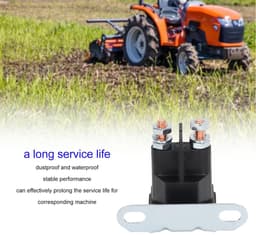 SnelShoppen - Starter Relay Magnet voor Grasmaaier, 725 04439B Starter Relay Magnet met 1/4 Inch Nubs, Geschikt voor MTD Tuintractoren, Water- en Stof — thumbnail 3