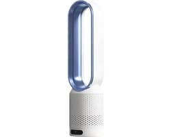 Casalora Ventilator Staand - Bladloze Ventilator 58 cm - Luchtcirculator met Afstandsbediening, 8 Snelheden, 90° Oscillatie, Timer en Luchtzuivering – Veilig en Comfortabel voor Woonkamer, Slaapkamer en Kantoor - Blauw