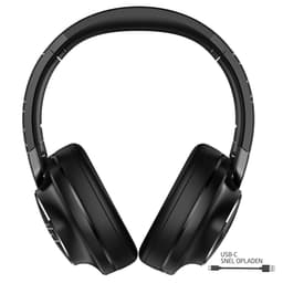 PowerLocus MoonFly Koptelefoon Over-Ear met Active Noise Cancelling, Draadloze Hoofdtelefoon, Voice Assistant Activation - Zwart/Grijs — thumbnail 2