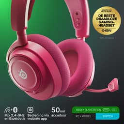 SteelSeries Arctis Nova 7X Gen 2 - Draadloze Gaming Headset - Xbox - Magenta — thumbnail 4