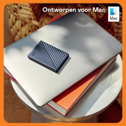 2 TB Draagbare Harde Schijf voor Mac - Slim Ontwerp, Compatibel met Time Machine, Wachtwoordbeveiliging — thumbnail 2