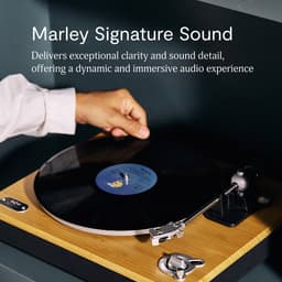 House of Marley Stir It Up 2 Bluetooth Platenspeler - LP Speler - Ingebouwde Voorversterker - Vinyl - Auto-stop - Anti Skating - FSC goedgekeurd Bamboe hout - Audio Technica Element — thumbnail 4