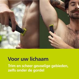 PHILIPS OneBlade Pro 360 Face + Body QP6542/15 Multigroomer Zwart — thumbnail 5