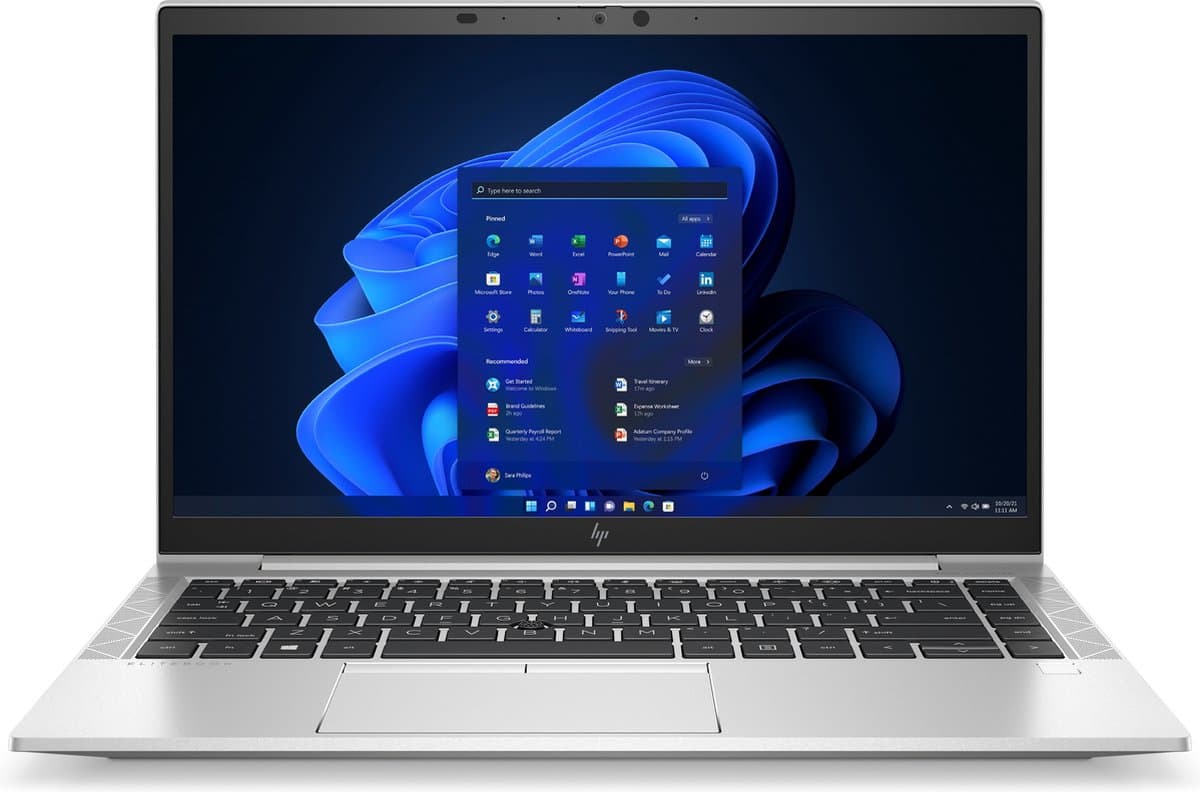 HP EliteBook 840 G8 Intel® Core™ i5 i5-1135G7 Laptop 35,6 cm (14") Full HD 8 GB DDR4-SDRAM 256 GB SSD Wi-Fi 6 (802.11ax) Windows 10 Pro Zilver — afbeelding 1
