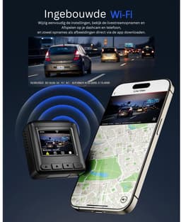CRLYN® Dashcam voor Auto - Dual - Camerabewaking - Full HD — thumbnail 5