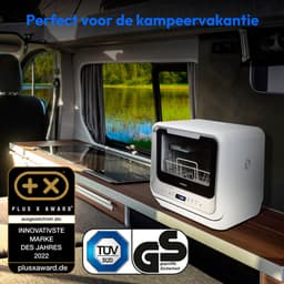 MEDION mini-vaatwasser DWT20 (tafelmodel vaatwasser, vaatwasser, 2 couverts, werkt met/zonder wateraansluiting, 6 reinigingsprogramma's, babyflessen, vooraf ingestelde starttijd, vrijstaand) — thumbnail 4