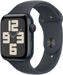 Apple Watch SE 2024 44mm Midnight Aluminium Case with Midnight Sport Band - M/L — thumbnail 1