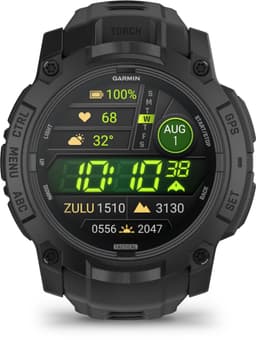 GARMIN Instinct 3 Tactical Smartwatch Zwart — thumbnail 1
