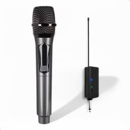 Tech Essentials Draadloze Microfoon - USB-C Oplaadbaar - Extra bereik - Karaoke - ASMR - Studio - Geschikt Voor Partybox - 3.5-6.3mm Jack — thumbnail 1