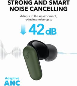 Anker soundcore P30i Draadloze Oordopjes - ANC - Bluetooth 5.4 - Oortjes - Groen — thumbnail 2