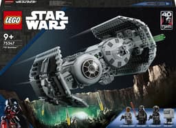 LEGO Star Wars TIE Bomber, Starfighter Modelbouwset met Darth Vader en Gonk Droid - 75347 — thumbnail 4