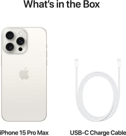 Apple iPhone 15 Pro Max - 512GB - Wit Titanium — thumbnail 4