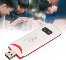 4G LTE WiFi-modemdongle met Simkaartsleuf - Mobiele Draadloze Netwerkhotspotrouter - 300 Mbps Hoge Snelheid - 10 Gebruikers Delen - Telefoon Pc Laptop Tablet — thumbnail 3