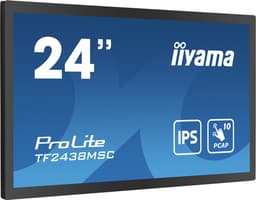 iiyama TF2438MSC-B1 beeldkrant Digitaal A-kaart 61 cm (24") LED 600 cd/m² Full HD Zwart Touchscreen — thumbnail 1
