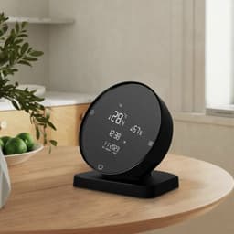 Thermostaat | Wifi touchscreen | Draadloos RF ontvanger | Opbouw/vrijstaand | USB-C of 3x AAA voeding | Zwart | Kunststof — thumbnail 5