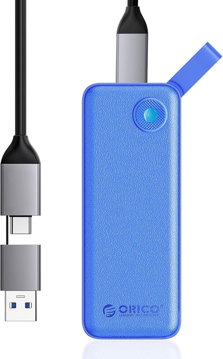 Externe SSD Schijf - Snelle Opslag - Bestanden Overzetten - Compact Ontwerp - 512 GB - Blauw — afbeelding 1