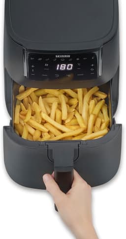 Compacte heteluchtfriteuse met 4 liter inhoud en 9 programma's — thumbnail 2