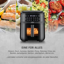 Extra Grote Heteluchtfriteuse met Stoomfunctie 7 Liter - Gezond Frituren en Stomen — thumbnail 4