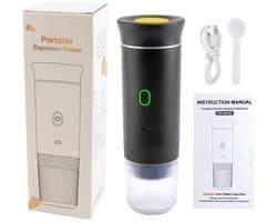 Allero Draagbare Capsule Koffiemachine - Draagbare Espresso Machine - Koffiemaatje - Portable Espresso Machine - 3-in-1 -